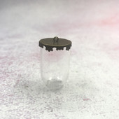 5 vnt / siunta 30x20 mm varpelio stiklainiai vamzdžio formos stiklinis gaublys burbulas su 7 spalvų pagrindo stiklu norinčių butelių karoliai stiklo dangtelis kupolo dangtelis