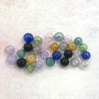 10 τμχ/παρτίδα 16mm Mix Color Lightbulb Globe Φιαλίδιο μπουκαλιού με γυάλινη φυσαλίδα για κρεμαστά σκουλαρίκι δαχτυλιδιών στρογγυλή γυάλινη μπάλα κούφια diy κοσμήματα