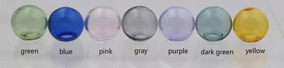 10db/tétel 16mm Mix Color Lightbulb Globe Üvegbuborékos flakon Fülbevaló gyűrűhöz Medálok kerek üveggolyó üreges barkács ékszer