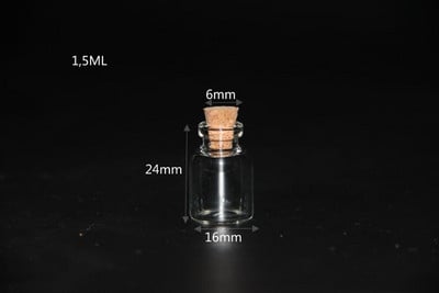 20db 1,5 ml 2 ml 3 ml 5 ml 6 ml-es üvegpalack Üres mintaüveg parafa palackokkal Üzenet Fiola Esküvői ételkívánság üveg üvegedény