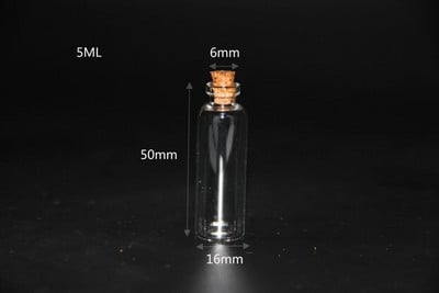 20db 1,5 ml 2 ml 3 ml 5 ml 6 ml-es üvegpalack Üres mintaüveg parafa palackokkal Üzenet Fiola Esküvői ételkívánság üveg üvegedény