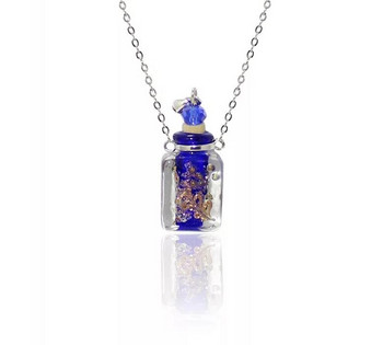 1 τεμ. 9 Χρώμα Φωτεινό Γυαλί Αρωματικό Κολιέ Πολύχρωμο Μπουκάλι Άρωμα Φιαλίδιο Κοσμήματα, Γυναικείο μενταγιόν κολιέ Άρωμα