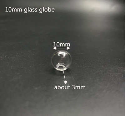 15 buc. Mini bec Glob de sticlă bule rotunde cu gaură Diy globuri de sticlă goale pandantive fiole sticle sticla colier bijuterii