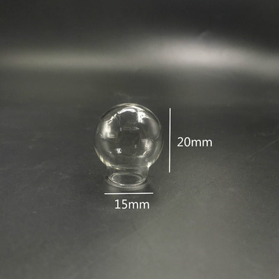 10db/tétel 20x12mm 20x15mm 25x15mm 30x20mm üreges kerek üveggömb gömb gömb üveg fiolák függő üveg palack ékszer üveg fedő kupola