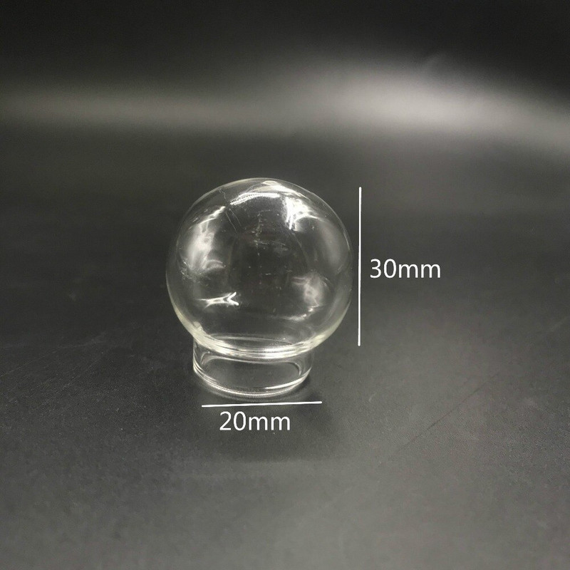 10db/tétel 20x12mm 20x15mm 25x15mm 30x20mm üreges kerek üveggömb gömb gömb üveg fiolák függő üveg palack ékszer üveg fedő kupola
