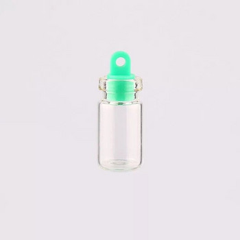 10 τμχ 1,5ml Mason Jar Άδειο Μικρό Γυάλινο Μπουκάλι Φιαλίδια Διακόσμηση σπιτιού Γυάλινα βάζα Φτηνό πώμα από φελλό Make Wish Small Glass Bottle