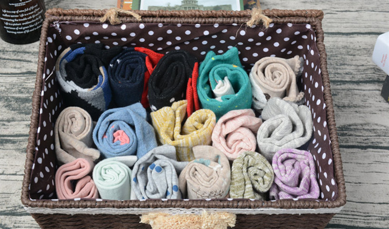 Kreatív aranyos medve rattan kosár asztali egyéb játékok játéktároló rendszerező zoknik fehérnemű doboz kosár otthoni dekoratív fonott kosár