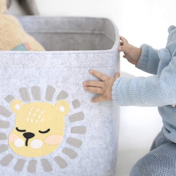 Παιδικό κουτί αποθήκευσης Toy Box Felt Toy Basket για Παιδικό Δωμάτιο