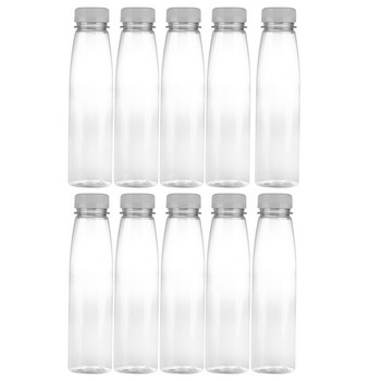 Μπουκάλια Μπουκάλι Γάλα με Πλαστικό Χυμό Καθαρά Καπάκια Άδειο Δοχείο Νερού Κανάτα Ποτών Διαφανής Αποθήκευση Καπάκι ποτών