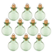 Palack Üveg Kívánság Parafa golyó mini kulcstartó medál fiola kívánság Drift Bulb Diy parfüm dugó átlátszó apró varázslat