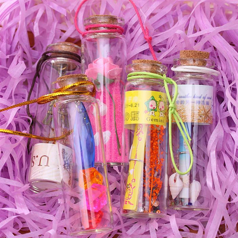 12Pcs DIY Mini male staklene boce za pranje s čepom od pluta Sićušne bočice Staklenke Posude Poruka Vjenčanja Želja Nakit Pokloni