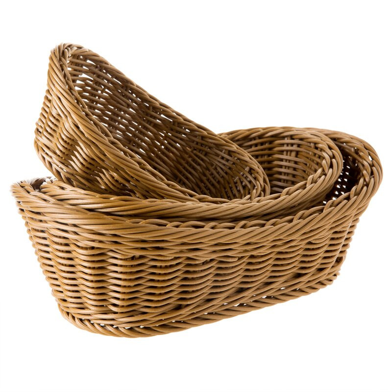 Bamboo Weaving Tárolókosár Gyümölcstároló Doboz Teapiknikkosár-szervezőhöz Handiwork Box asztali Tárolókosár-szervező
