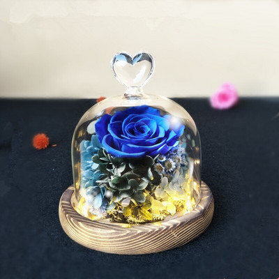 10 * 9,5 cm Südamega klaaskupliga vaas Kodukaunistus Erineva alusega läbipaistev kate DIY Sõbrale kingitus Pulmarekvisiidile