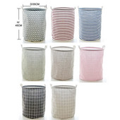 Vaikų žaislų laikymo krepšelis Medvilninis lininis vandeniui atsparus sluoksnis gali sulankstyti nešvarių drabužių laikymo dėžutę