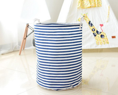Vaikų žaislų laikymo krepšelis Medvilninis lininis vandeniui atsparus sluoksnis gali sulankstyti nešvarių drabužių laikymo dėžutę