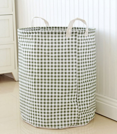 Vaikų žaislų laikymo krepšelis Medvilninis lininis vandeniui atsparus sluoksnis gali sulankstyti nešvarių drabužių laikymo dėžutę