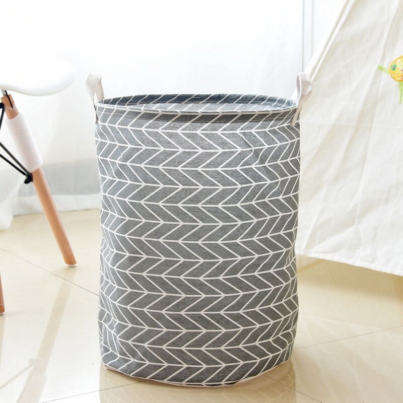 Vaikų žaislų laikymo krepšelis Medvilninis lininis vandeniui atsparus sluoksnis gali sulankstyti nešvarių drabužių laikymo dėžutę