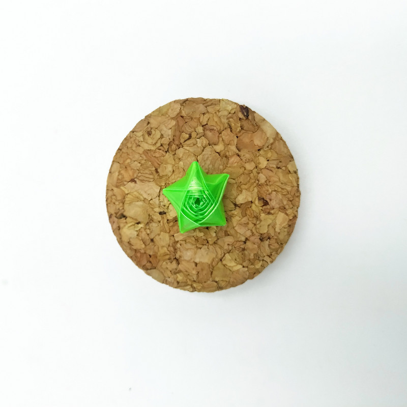 Dječja ručno izrađena presavijena zvijezda, plastična sklopiva slamka, prozirna sklopiva sretna zvijezda, boca želja, kreativni rođendanski poklon