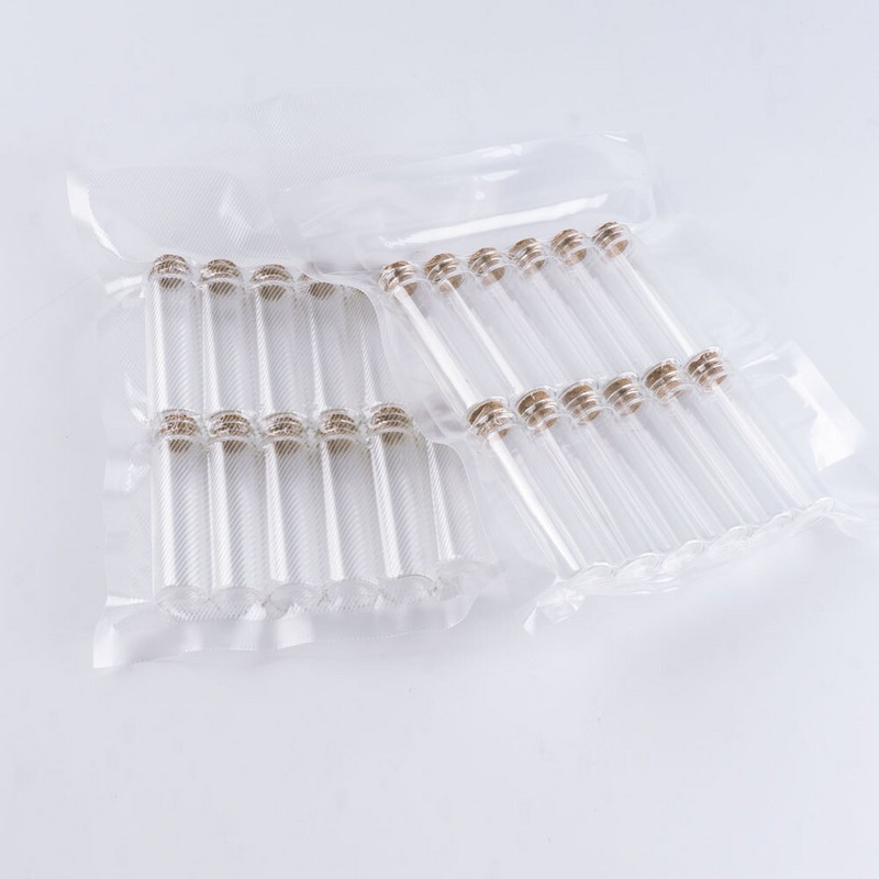 12db Mini Átlátszó Üveg Kívánság Üveg Üzenet Palack parafa dugóval Esküvői dekorációs flakon 22x80mm 20ml