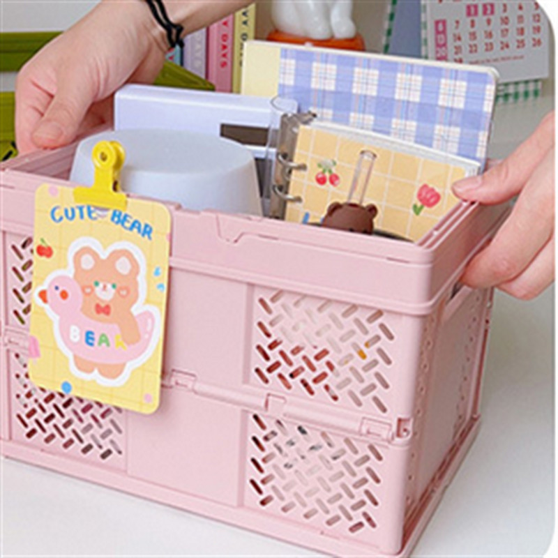 Cos de picnic in aer liber pliabil ins supermarket cos de cumparaturi iesire de primavara cos japonez cu legume cos portabil pentru cumparaturi