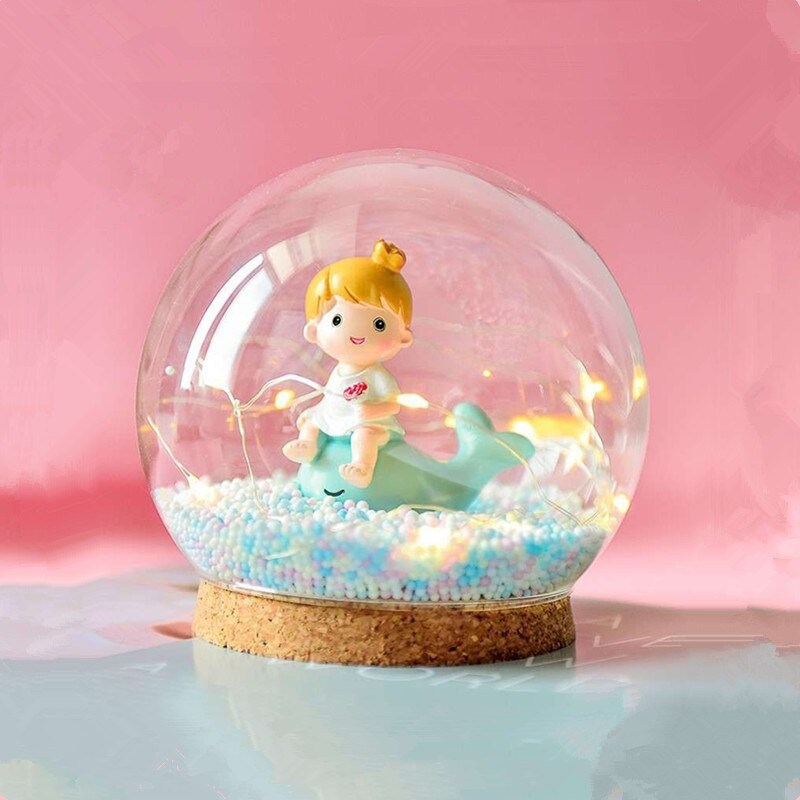 2 rinkiniai / pakuotė Skersmuo = 7 cm 8,5 cm Mažo dydžio kamštinio pagrindo stiklo kupolas Draugo dovana Kūrybinis viršelis Namų vestuvių dekoravimas