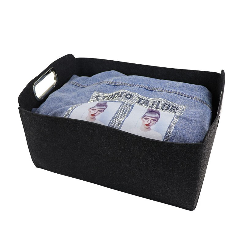 Mosodai kosár Filc játékkönyv Összehajtható tárolókosár Piszkos ruhák Fürdőszoba Tartály Különféle Asztali Szervező Nagyker