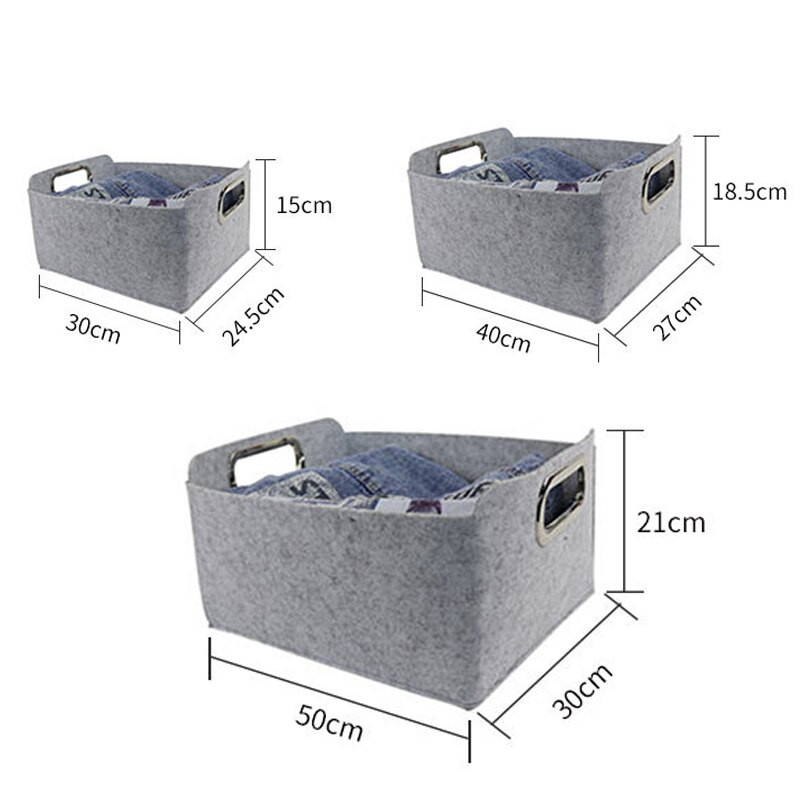 Mosodai kosár Filc játékkönyv Összehajtható tárolókosár Piszkos ruhák Fürdőszoba Tartály Különféle Asztali Szervező Nagyker