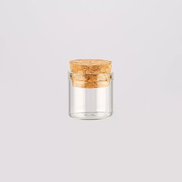 20db 29*27mm-es 29*29mm-es Mini Üres Üveg Átlátszó Palackok Parafadugós Szög tégelyek Üvegüvegek Üvegek Tárolópalackok Kémcsöves tégelyek