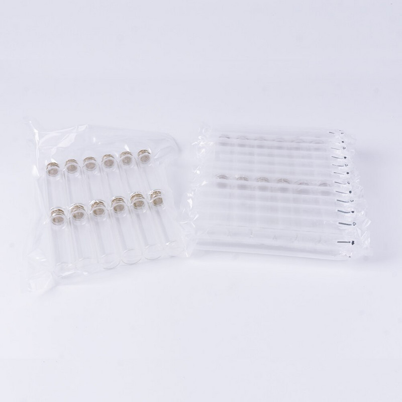 12 db 45 ml-es 30*90 mm-es kis üvegpalack dugós dugóval fűszer mini palackok tartály barkács üvegek üvegek tároló palackok