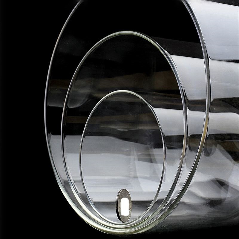 10 * 20 cm vidutinio dydžio skaidrios stiklinės kupolo vazos namų dekoravimui senovinis pagrindo dangtelis „pasidaryk pats“ draugui dovanų vestuvėms gyvai