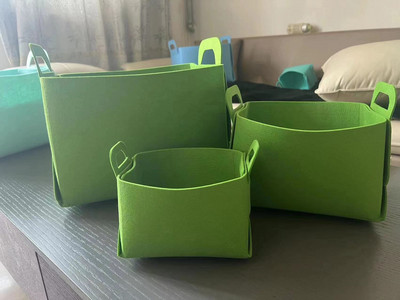 Филцова сгъваема кошница за съхранение на различни дрехи