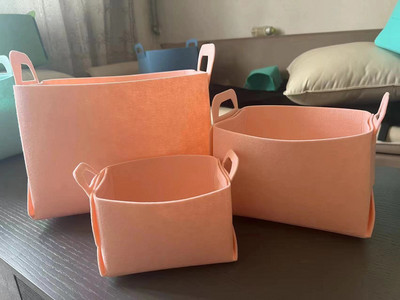 Филцова сгъваема кошница за съхранение на различни дрехи