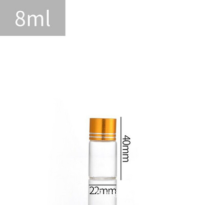 5db 5-25 ml-es üvegedények edények dekor timföld fedél díszek kis befőttesüvegek Üzenet fiolák Olcsó, kiváló minőségű palack barkácsolás