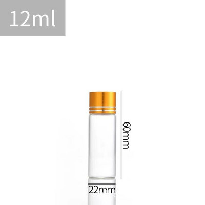5db 5-25 ml-es üvegedények edények dekor timföld fedél díszek kis befőttesüvegek Üzenet fiolák Olcsó, kiváló minőségű palack barkácsolás
