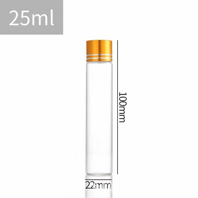 5db 5-25 ml-es üvegedények edények dekor timföld fedél díszek kis befőttesüvegek Üzenet fiolák Olcsó, kiváló minőségű palack barkácsolás