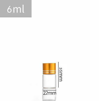 5db 5-25 ml-es üvegedények edények dekor timföld fedél díszek kis befőttesüvegek Üzenet fiolák Olcsó, kiváló minőségű palack barkácsolás