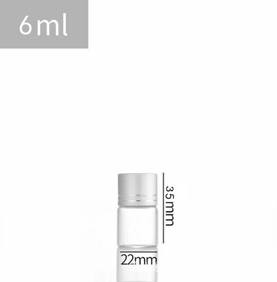 5db 5-25 ml-es üvegedények edények dekor timföld fedél díszek kis befőttesüvegek Üzenet fiolák Olcsó, kiváló minőségű palack barkácsolás