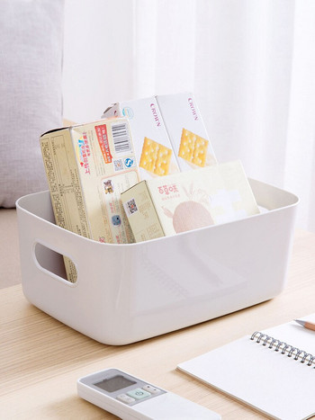 Кутия за съхранение на дреболии в японски стил Кутия за козметични довършителни работи Кухненска кутия за съхранение Кошница за съхранение на закуски Малка кошница за съхранение