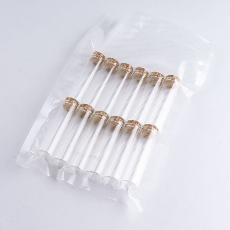 22*80mm-es 20ml-es barkács kis üvegpalack parafa dugóval mini átlátszó tároló üveges esküvői dekorációs tartály 12db