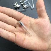 30 buc 30x5mm formă de tub amestec capac fiolă de sticlă pandantiv pandantiv din sticlă dorință sticla de sticlă medalion colier pandantiv nume pe sticla de orez