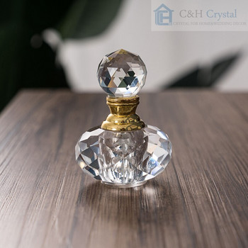 3 мл олио за парфюмна бутилка от кристално стъкло за жени и домашен декор