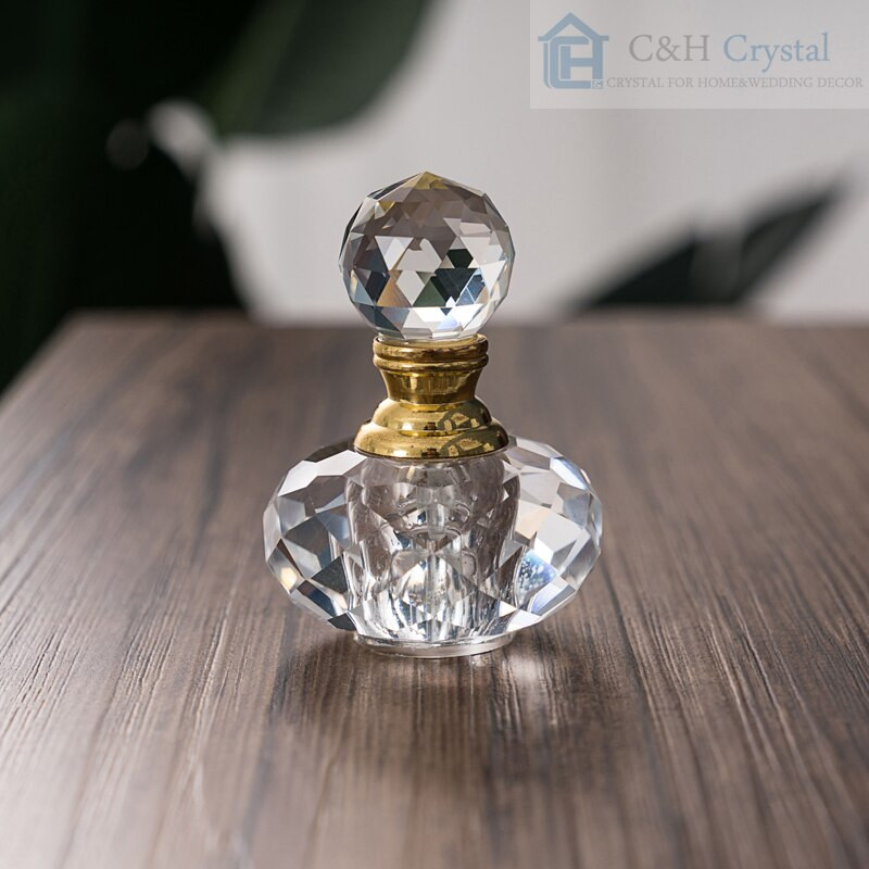 3 ml Crystal Glass kvepalų buteliuko aliejus moterims ir namų dekoravimui