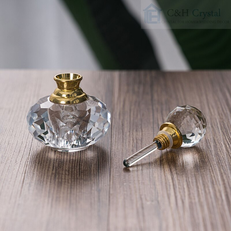 3 ml Crystal Glass kvepalų buteliuko aliejus moterims ir namų dekoravimui