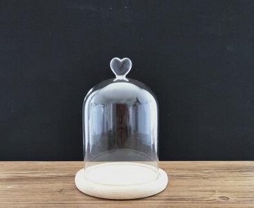 Közepes méretű 9*11cm Különböző felső rönk alap üvegkupola váza otthoni esküvői dekoráció átlátszó borító barát ajándék