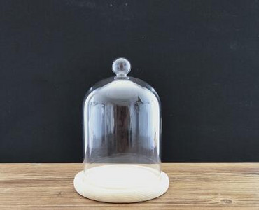 Közepes méretű 9*11cm Különböző felső rönk alap üvegkupola váza otthoni esküvői dekoráció átlátszó borító barát ajándék
