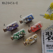 Pješčana školjka u boci, poruka, slatka kapsula, pismo, ljubavna pilula u boji, mini boca želja, božićni blagdanski dar, vjenčanje, uređenje doma