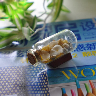 Pješčana školjka u boci, poruka, slatka kapsula, pismo, ljubavna pilula u boji, mini boca želja, božićni blagdanski dar, vjenčanje, uređenje doma