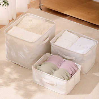 Basics Кош за съхранение на тъкани Кошница Водоустойчива Свободностояща кошница за пране Сгъваема с дръжки за дрехи Играчка Общежитие TJ9443