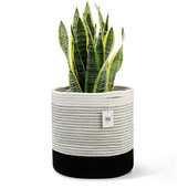 Sandėliavimas šiaudų rotango žalieji augalai vazoniniai vazono dangtis nešvarūs drabužiai kliūtis krepšelis medvilnė virvė, austa dėžutė, talpykla