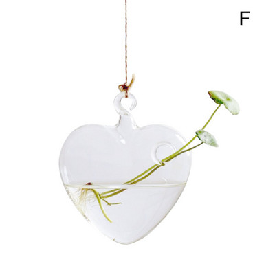 Viseće prozirne staklene vaze Cvijeće Hidroponsko bilje Ured Dekoracija doma Terarij S55